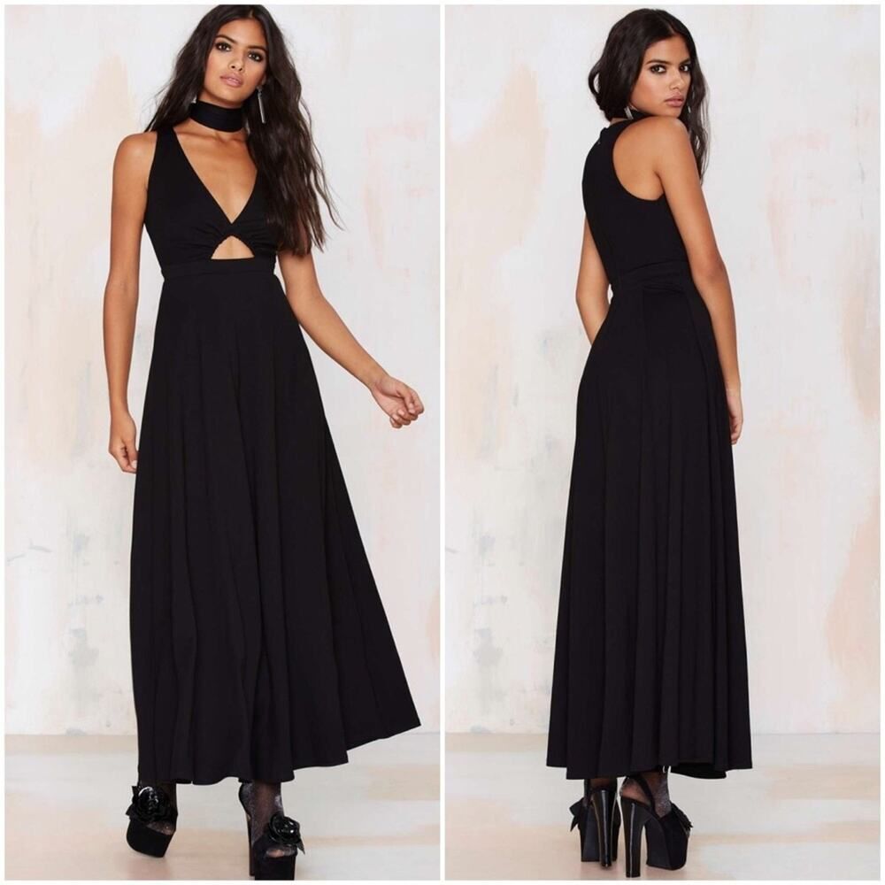 NWT Nasty Gal Make or Break Cutout Maxi Dress